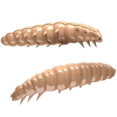 Libra Larva 3.0см 15 бр. - Cheese 035 Pellets Силиконови ларви Libra Lures Larva 3.0см - 15 бр. - аромат Cheese - цвят 035 Pellets
