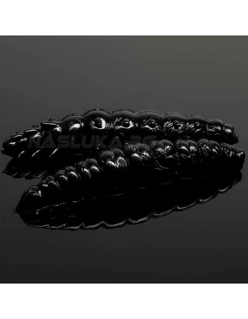 Силиконови ларви Libra Lures Larva 3.5см - 12 бр. - аромат Cheese - цвят 040 Black