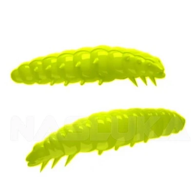 Силиконови ларви Libra Lures Larva 3.0см - 15 бр. - аромат Krill - цвят 006 Hot Yellow