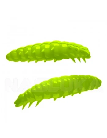 Силиконови ларви Libra Lures Larva 3.0см - 15 бр. - аромат Krill - цвят 027 Apple Green