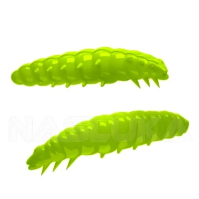 Силиконови ларви Libra Lures Larva 3.0см - 15 бр. - аромат Cheese - цвят 027 Apple Green
