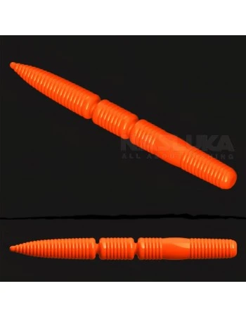 Ароматизирана силиконова примамка Linkor Jakon Orange Flame, аромат - Cheese, 6.5 см - 15 бр.