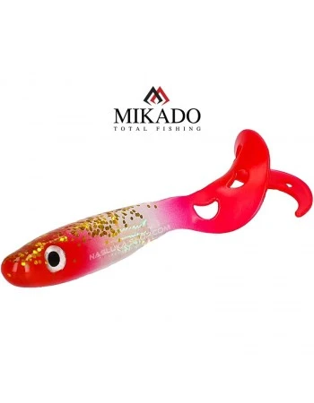 Комплект силиконови примамки Mikado Bolero - цвят M502RT - 7.5 см - 3 бр.