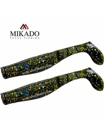 Сет от 2 броя силиконови шадове Mikado Fishunter - Dark Mix - цвят Space