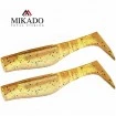 Сет от 2 броя силиконови шадове Mikado Fishunter - Fantasy Mix - цвят Toffee