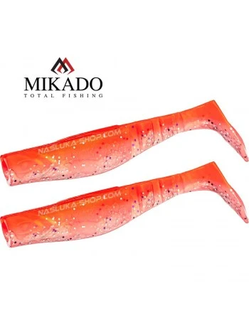 Сет от 2 броя силиконови шадове Mikado Fishunter - Fantasy Mix - цвят Pink/Yellow