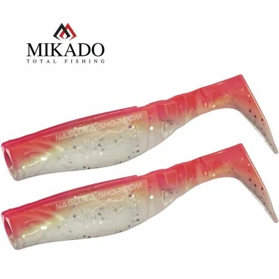 Сет от 2 броя силиконови шадове Mikado Fishunter - Fantasy Mix - цвят Pink/White