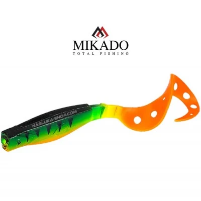 Сет силиконови примамки Mikado Fishunter Magna Mini - цвят 335 - 6.5 см - 4 бр.