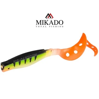 Сет силиконови примамки Mikado Fishunter Magna Mini - цвят 380 - 10 см - 3 бр.