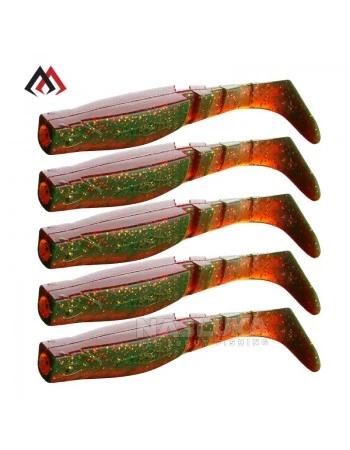 Силиконови примамки Mikado Fishunter 7см, цвят 13, 5 бр.