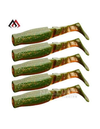 Силиконови примамки Mikado Fishunter 7см, цвят 349, 5 бр.