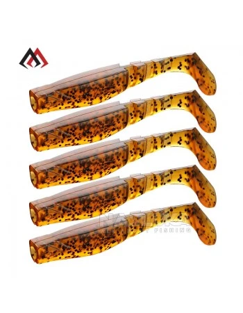 Силиконови примамки Mikado Fishunter 7см, цвят 36, 5 бр.
