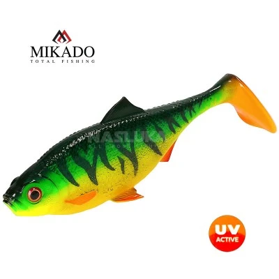 MFT Roach 15см, 2 бр., цвят Fire Tiger Силиконови шадове Mikado MFT Roach 15см, 2 бр., цвят Fire Tiger