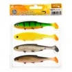 Микс от силиконови шадове Mikado Real Fish Roach 10см - 4 бр.