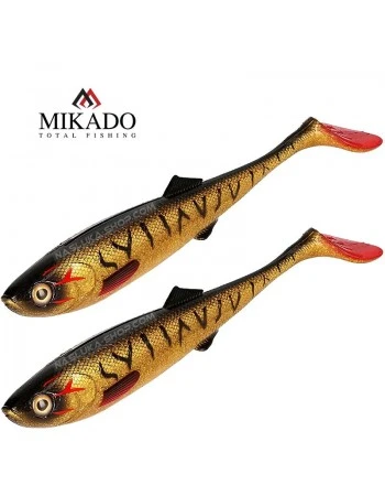 Сет от 2 бр. силиконови шадове Mikado Sicario 14см - цвят Bullhead
