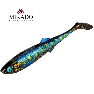 Силиконов шад Mikado Sicario 22см - цвят Cosmo Blue