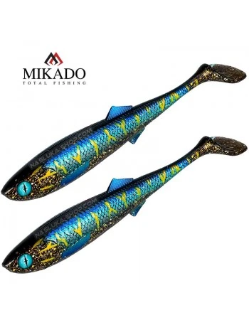 Сет от 2 бр. силиконови шадове Mikado Sicario 14см - цвят Cosmo Blue