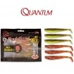 Сет силиконови шадове Quantum Q-Paddler Shad - Allround Mix - 10 см - 5 бр.