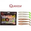 Сет силиконови шадове Quantum Q-Paddler Shad - Clear Water - 8 см - 6 бр.