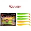 Сет силиконови шадове Quantum Q-Paddler Shad - UV Power - 10 см - 5 бр.