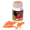 Силиконови ароматизирани примамки Magic Trout T-Worm I-Tail - Neon Orange