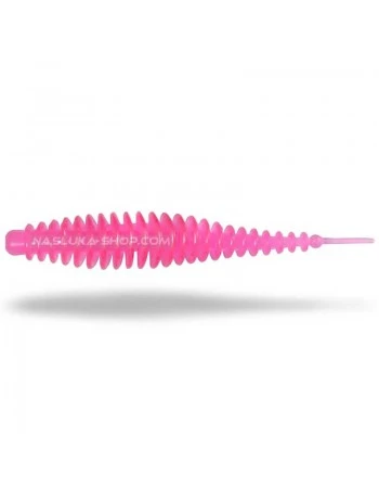 Силиконови ароматизирани примамки Magic Trout T-Worm I-Tail - Neon Pink