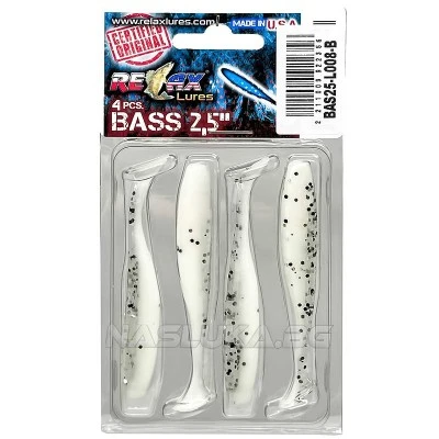 Силиконови примамки Relax Bass 6.5см - цвят L008 - 4бр.