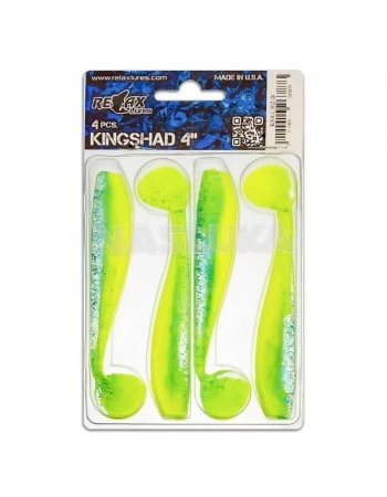 Силиконови шадове Relax King Shad Laminat 10см - цвят 302 - 4 бр.