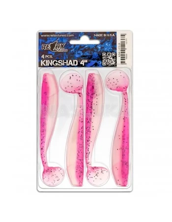 Силиконови шадове Relax King Shad Laminat 10см - цвят 470 - 4 бр.