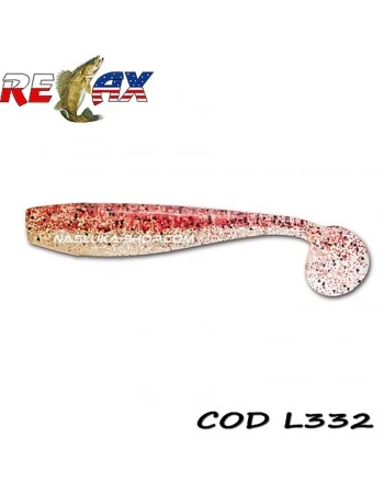 Силиконови примамки Relax King Shad Laminat - цвят L332 - 10 см - 10 бр.