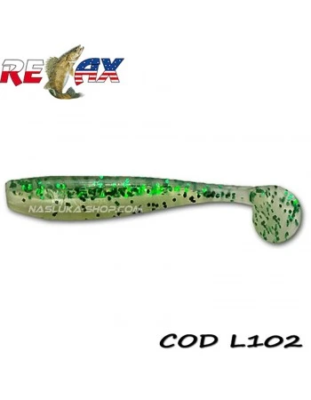Силиконови примамки Relax King Shad Laminat - цвят L102 - 7.5 см - 10 бр.