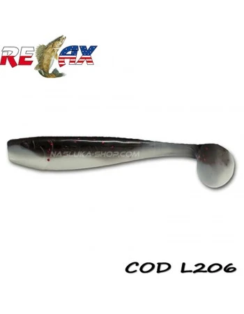 Силиконови примамки Relax King Shad Laminat - цвят L206 - 7.5 см - 10 бр.
