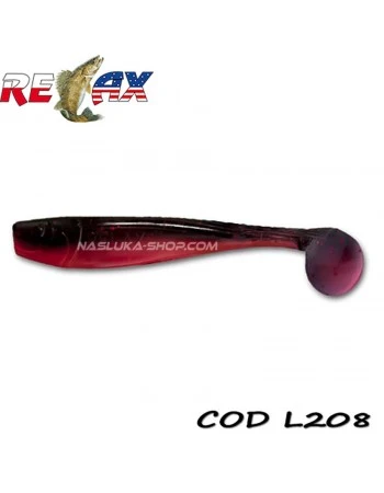 Силиконови примамки Relax King Shad Laminat - цвят L208 - 7.5 см - 10 бр.