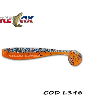 Силиконови примамки Relax King Shad Laminat - цвят L348 - 7.5 см - 10 бр.