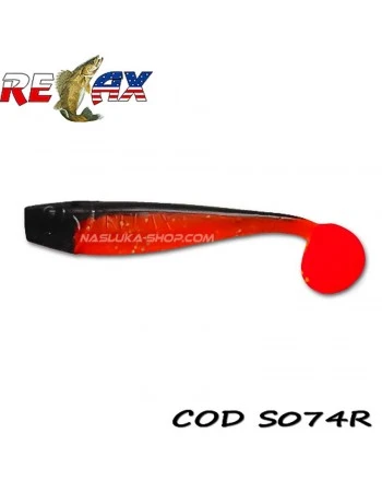 Силиконови примамки Relax King Shad Standart - цвят S074R - 10 см - 10 бр.