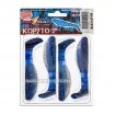 Сет от 4 бр. силиконови шадове Relax Kopyto Laminat Blister 7.5см - цвят L674