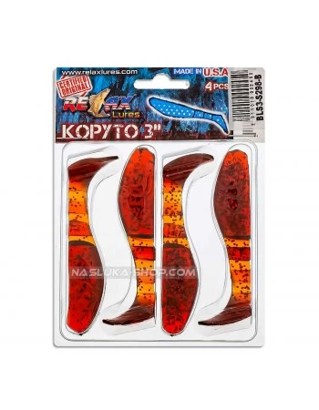 Сет от 4 бр. силиконови шадове Relax Kopyto Standard Blister 7.5см - цвят S298