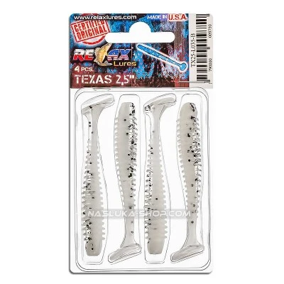 Relax Texas Laminat Blister 6см L035 Сет от 4 бр. силиконови примамки Relax Texas Laminat Blister 6см - цвят L035