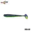 Сет от 4 бр. силиконови примамки Relax Texas Laminat Blister 6см - цвят L113