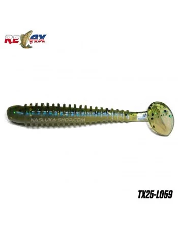 Силиконови примамки Relax Texas Laminat - цвят L059 - 6 см - 15 бр.