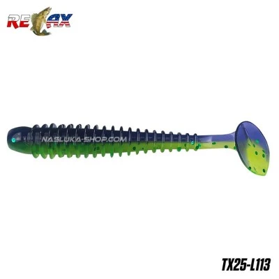 Силиконови примамки Relax Texas Laminat - цвят L113 - 6 см - 15 бр.