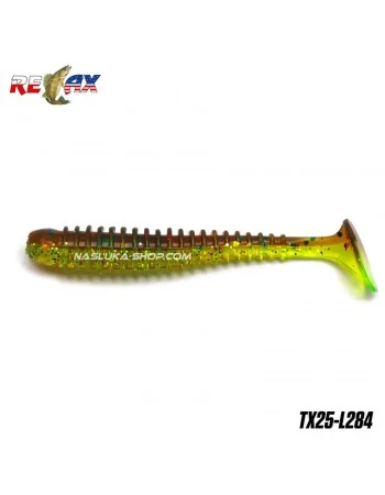 Силиконови примамки Relax Texas Laminat - цвят L284 - 6 см - 15 бр.