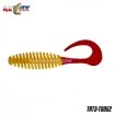 Сет от 5 бр. силиконови примамки Relax Turbo Twister Standard Blister 6.5см - цвят TS052