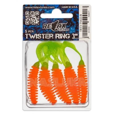 Силиконови туистери Relax Turbo Twister Standard 6.5 см - цвят TS422 - 5 бр.