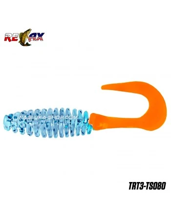 Силиконови примамки Relax Turbo Twister Standart - цвят TS080 - 6.5 см - 15 бр.