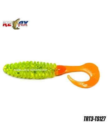 Силиконови примамки Relax Turbo Twister Standart - цвят TS127 - 6.5 см - 15 бр.