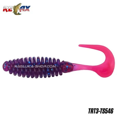 Силиконови примамки Relax Turbo Twister Standart - цвят TS546 - 6.5 см - 15 бр.