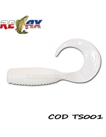 Силиконови примамки Relax Twister Standart - цвят TS001 - 4 см - 25 бр.