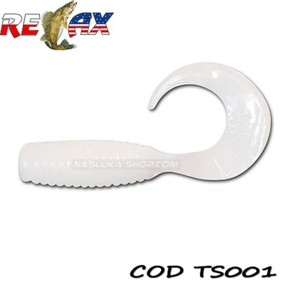 Силиконови примамки Relax Twister Standart - цвят TS001 - 4 см - 25 бр.