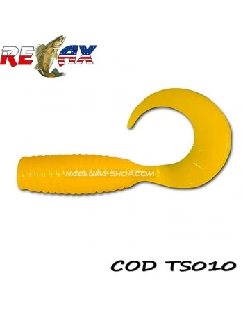 Силиконови примамки Relax Twister Standart - цвят TS010 - 4 см - 25 бр.